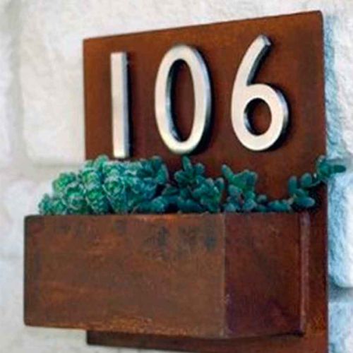 Caixa Para Plantas Com Números Ou Letras Nº02