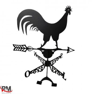 Galo Do Vento E Outros Em Aço