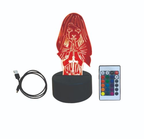 Luminária Led em Acrílico Morte