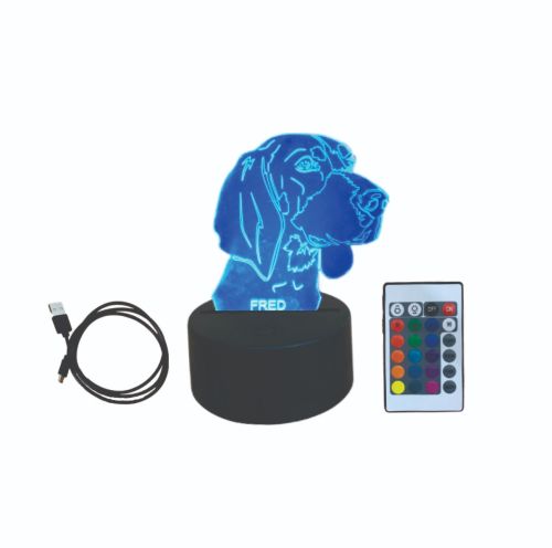 Luminária Led em Acrílico Cachorro